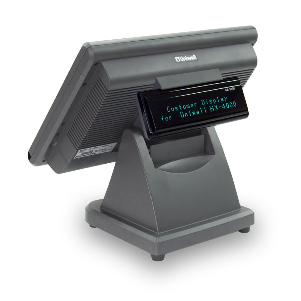 HX-4000 with Rear Display 15x16 dot matrix, 20 digits x 2 line (Option)