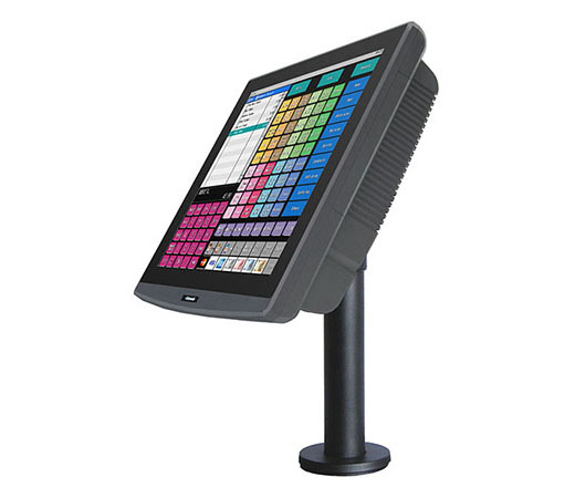 Versatile mounting options: counter or pole (dealer option). <br />
(HX-4500 has VESA Mounting Interface Standard MIS-D75, 75 mm X 75 mm, M4)