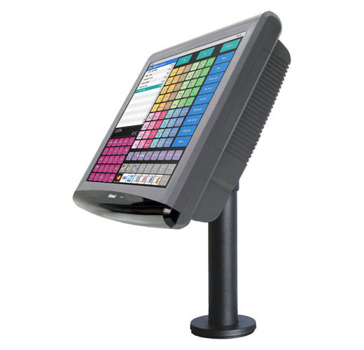 Versatile mounting options: counter or pole (dealer option). <br />
(HX-4000 has VESA Mounting Interface Standard MIS-D75, 75 mm X 75 mm, M4)